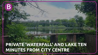 Private 'waterfall' and lake ten minutes from Birmingham city centre