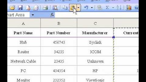 Microsoft Office Excel 2003 Adding chart data
