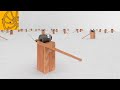 Compilation of sound kinetic sculpture by by zimoun