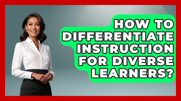 How To Differentiate Instruction For Diverse Learners? - Aspiring Teacher Guide