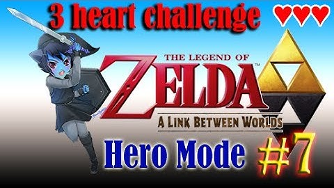 A Link Between Worlds - Hero Mode 3 Heart Challenge (Part 7) To the Castle! And my Death!