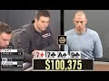 Feuding Poker Players Fight Over A $100,000 Pot