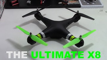 ULTIMATE Syma X8G ALTITUDE HOLD MOD full rebuilt