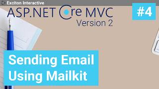 sending email using mailkit #4 - asp.net core 2