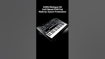 Korg Minilogue XD - Soft Filtered PWM Pad #shorts