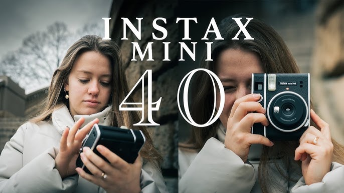 INSTAX mini 40 Setup, Unboxing, Load The Photo film, Install AA Batteries,  Printing Photos. 