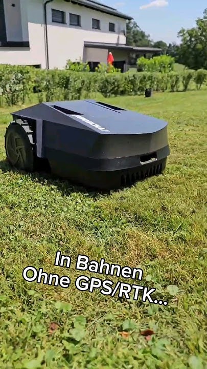 Rasenroboter in Bahnen ohne GPS RTK ist das möglich? Roboschaf testet