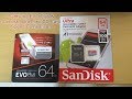 Speed Test Samsung EVO Plus class 10 and Sandisk Ultra class 10 A1 MicroSD card
