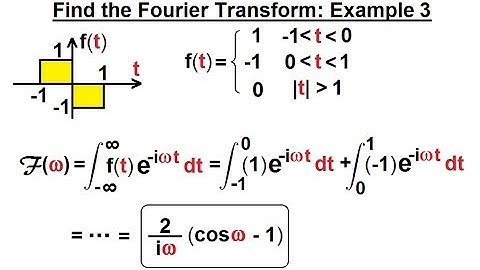 Electrical Engineering: Ch 19: Fourier Transform (12 of 45) Find Fourier Transformation: Ex. 3