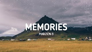 MEMORIES - MAROON 5 Lyrics 🎶 (Cover \& lirik Studio Music Zahri) 🎧