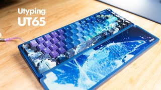 クイックリリースパームレストが面白い Utyping UT65 HE - YouTube