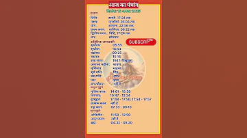 18 अगस त 2025 क प च ग Panchang 18 August 2025 18 August 2025 Ka Panchang Kya Hai Panchang 
