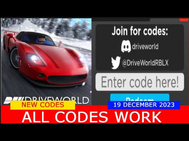 🎄EVENT] Drive World 🏎️ Drifting & Racing - Roblox