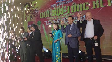 CTHĐQT LIEN MINH GROUP KHUI RƯỢU MỪNG TẤT NIÊN 2019