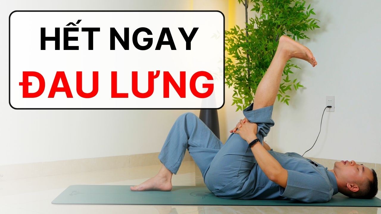 Đánh bay đau mỏi Thắt Lưng với 15 phút yoga trị liệu (Đau Thần Kinh Tọa)| Hải Ninh Yoga