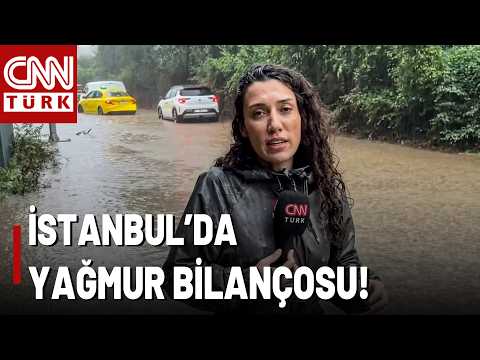 Rain in Istanbul: Here’s the Situation! CNN TÜRK Captures Streets Turned Into Lakes by Heavy Down...