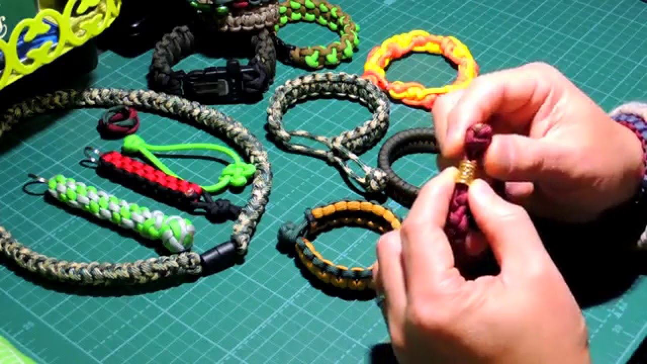 パラコード編みの紹介 - YouTube