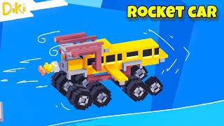 Fancade Drive Lol and Elevator mad, rocket car fly in air with many wheels screenshot 4