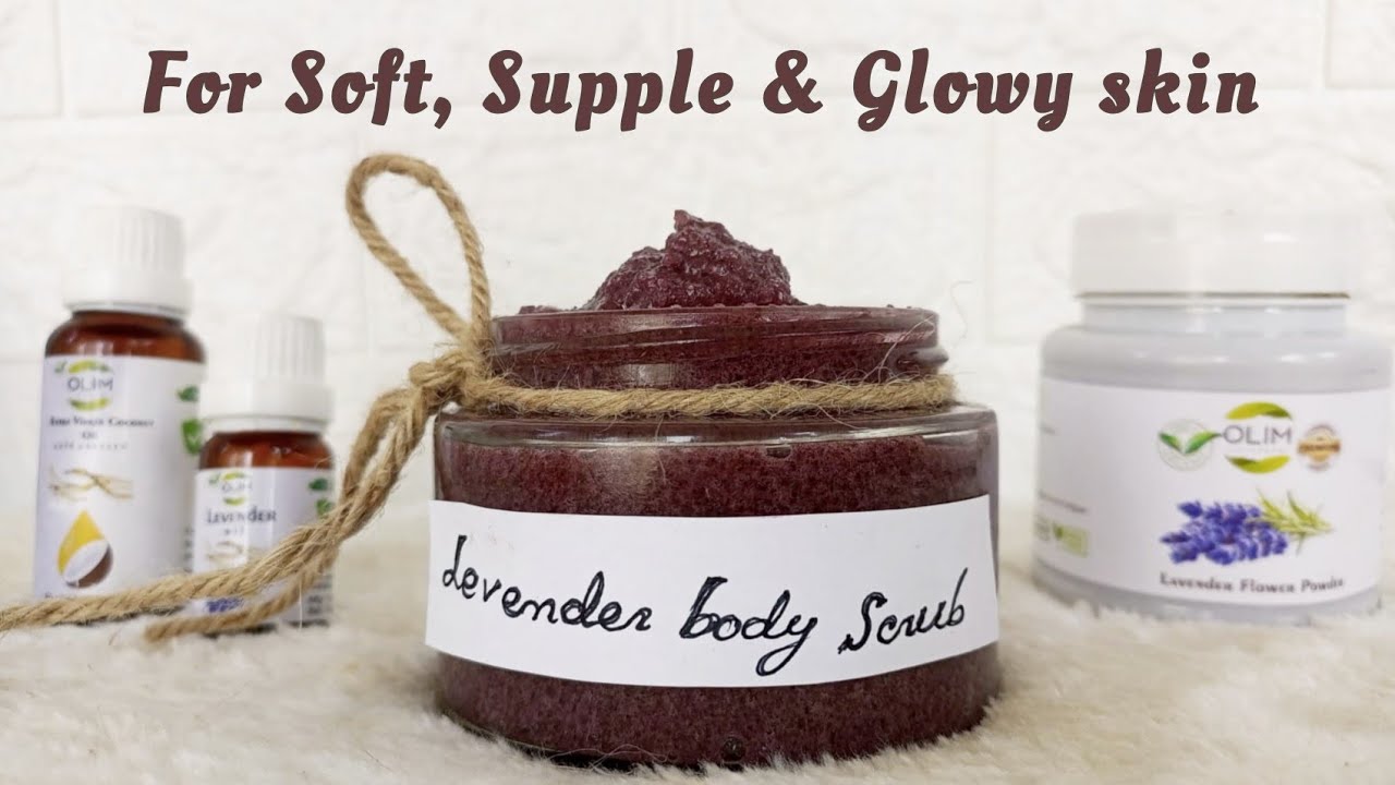 Homemade Body Scrub For Soft & glowy Skin YouTube