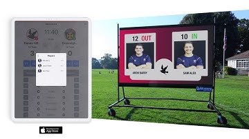 Quickscore SMART Scoreboards - QS Basketball App Promo Video