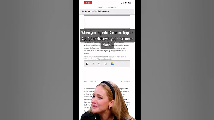 Common App Tips | #short