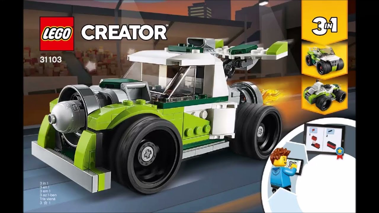 LEGO Instructions | Creator 3in1 | 31103 | Rocket Truck | All 3