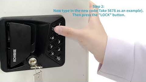 How to program the keypad of the Kohree RV Door Lock?