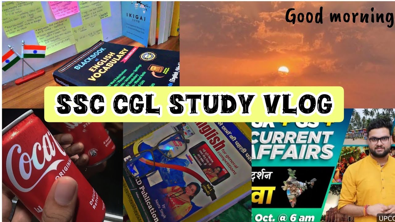 SSC CGL STUDY VLOG 2025 📚ssc cgl study vlog💖ssc cgl preparation daily ...
