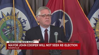 Mayor Cooper will not seek re-election
