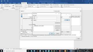 APA style of Referencing and citation with MS Word 2016