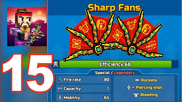 Pixel Gun 3D - Gameplay Walkthrough Part 15 - Sharp Fans Review (Android Games)