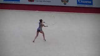 Averina Dina (RUS)  hoop   Qual  Grand Prix Moscow 2018