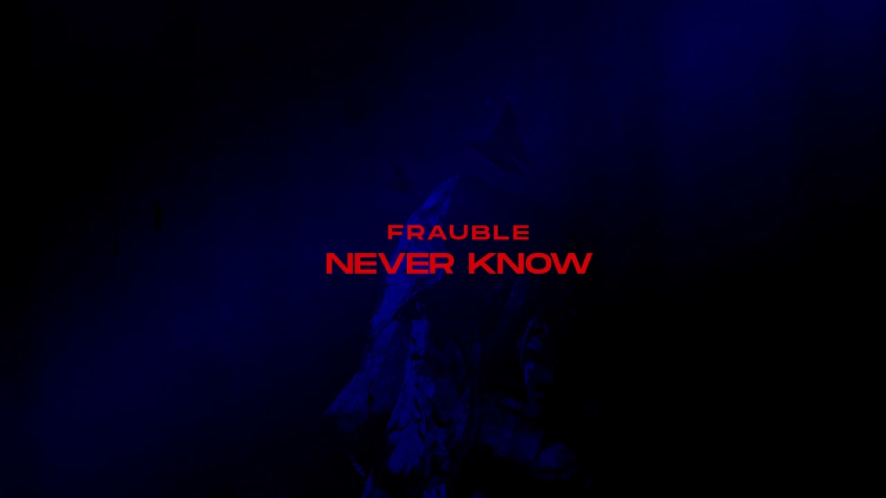 Guarda Frauble - Never Know su YouTube Guarda Frauble - Never Know su YouTube