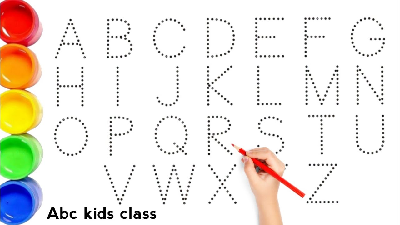 A for Apple Song 🍎 | Bachchon Ki Pyaari ABCD alphabet learning rhymes with dotted lines