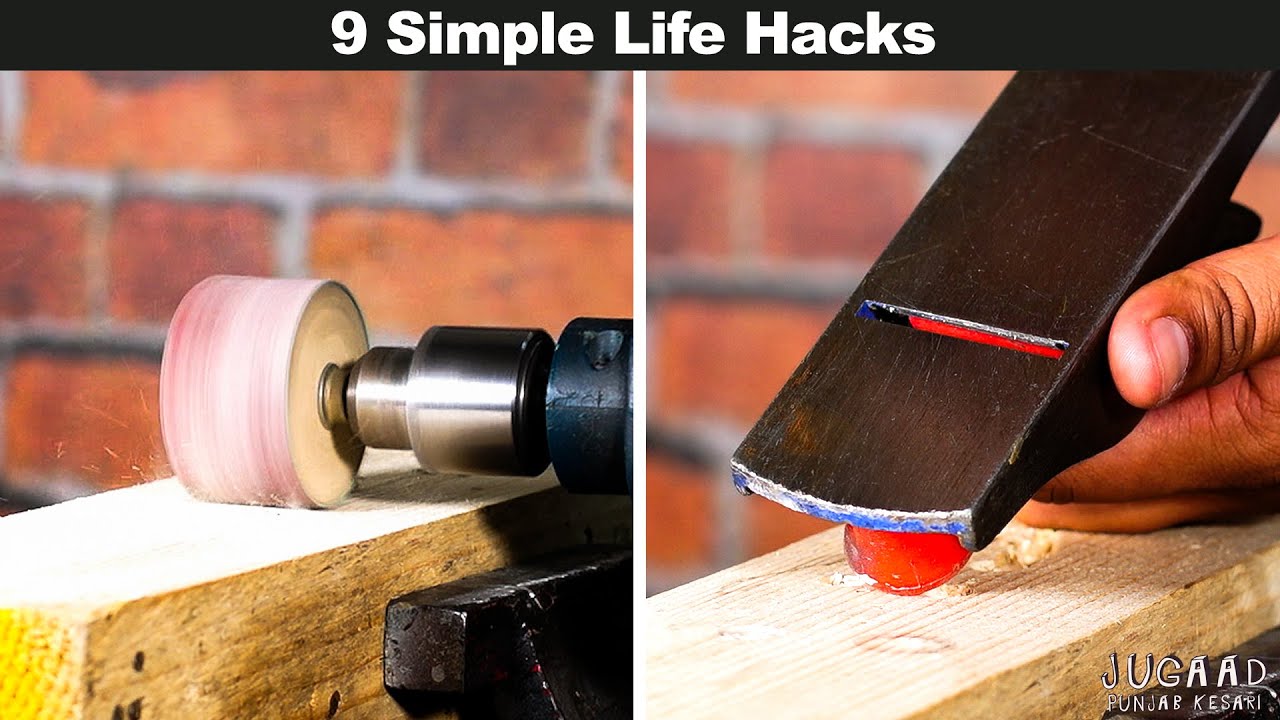 9 Simple Life Hacks - YouTube