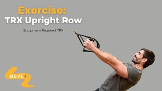 How to Do a TRX Upright Row | Build Shoulder & Upper Back Strength