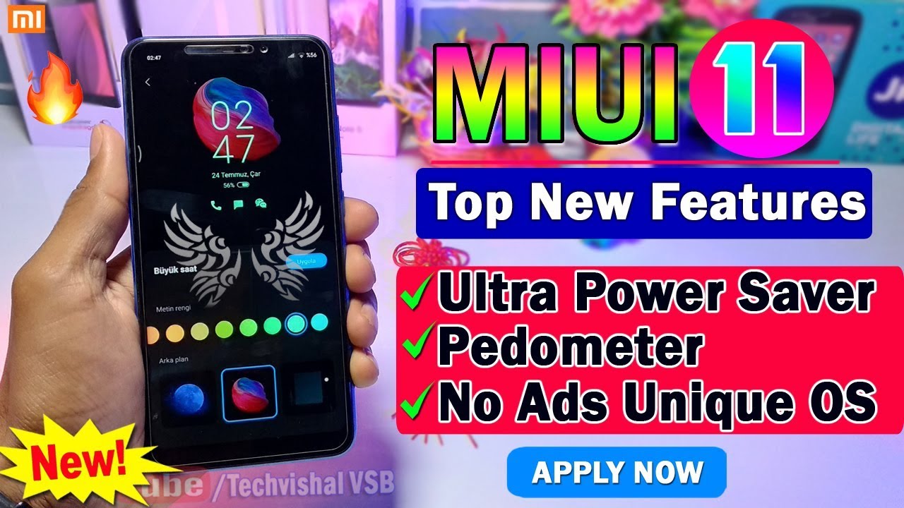 MIUI 11 - Top New Features Redmi Note 6 Pro | Ultra Power Save Mode, Pedometer | MIUI 11 Features