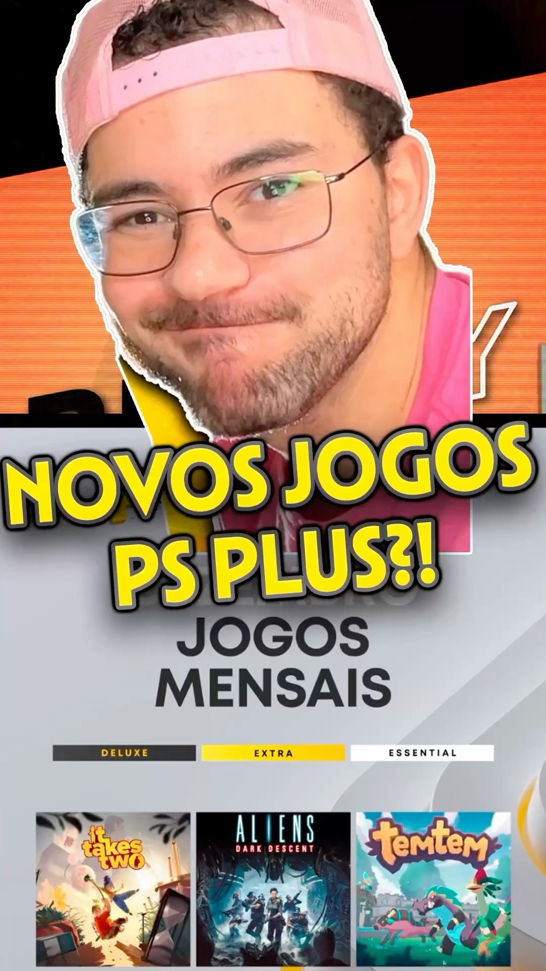 Novos jogos do Playstation Plus revelados: It Takes Two e Temtem