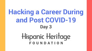 Hacking a Career During and Post COVID-19: Finding Jobs and Internships Today (Day 3)