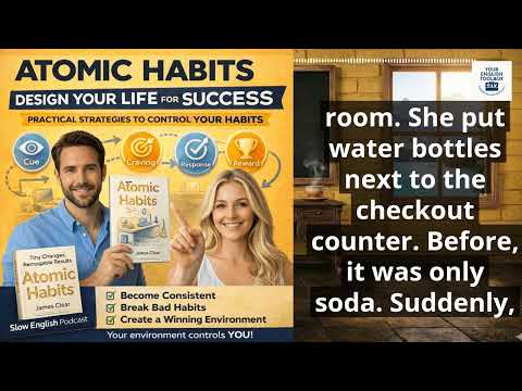 Control Your Life with Atomic Habits.  Slow English Podcast