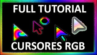 COMO CAMBIAR EL CURSOR/PUNTERO EN WINDOWS 11, 10 y 7 SIN PROGRAMAS | CURSORES RGB | 2022