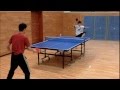 卓球カットマン 陳新華と同じラケットを使ってみた vsシェークドライブ　紅双喜08　Tabletennis Chopper Chen Xinhua's racket PF4 755