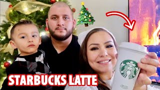 Christmas Tree Decorating | Starbucks Latte From Home