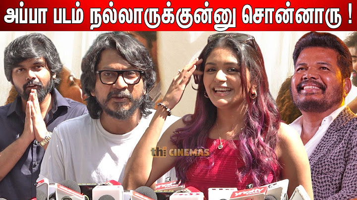 Vishnuvardhan, Aditi Shankar, Akash Murali Speech about Nesippaya Movie Response