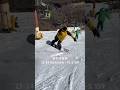 スピード感溢れるラントリ☝️本編あり #snowboarding #スノーボード #스노우보드