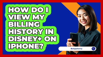 How do I view my billing history in Disney+ on iPhone? - Be App Savvy