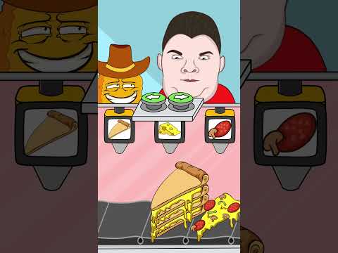Choose Pizza vs Hamburger : Nikocado Avocado and Gegagedigedagedago Nuggets  are competing