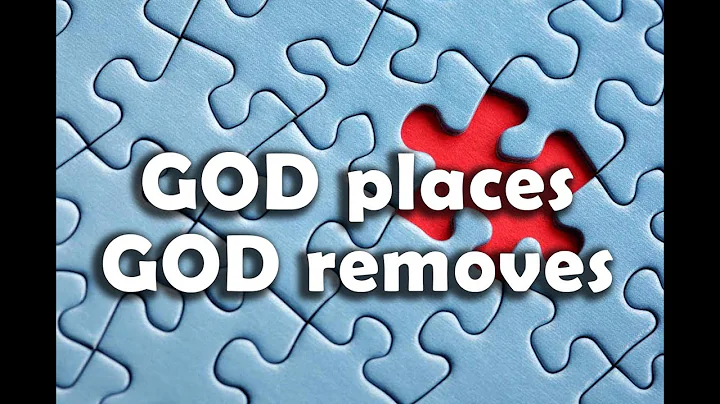 God places, God removes! - Sandra Graves