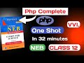 Php One Shot Class 12 || NEB - Computer Science