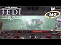 STAR WARS AT-AT BATTLE in 360° VR - STAR WARS Jedi Fallen Order Gameplay